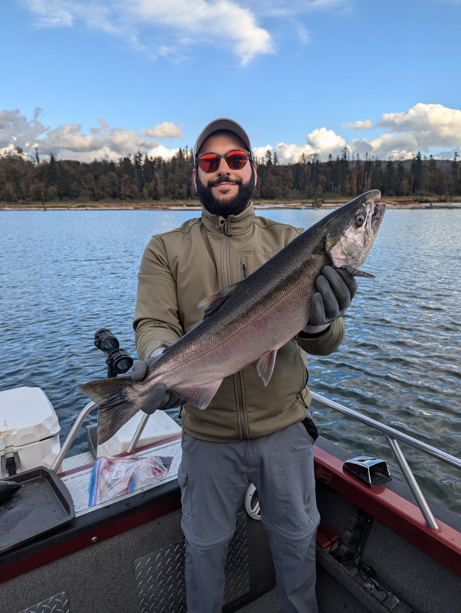 Fraser River salmon & sturgeon combo fishing tours